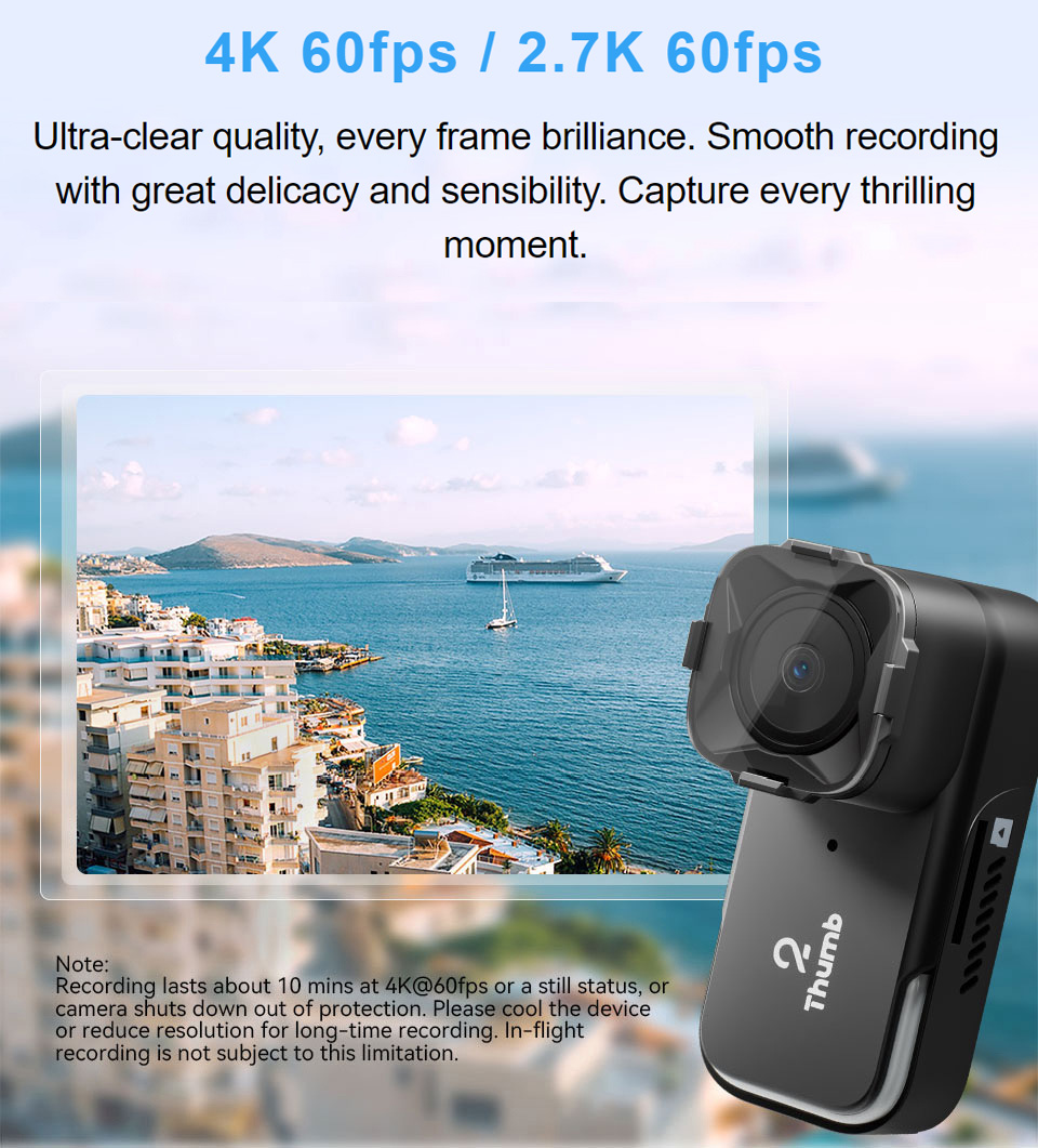 Fpv Drone Camera - Versi Baru RunCam Thumb 2 4K