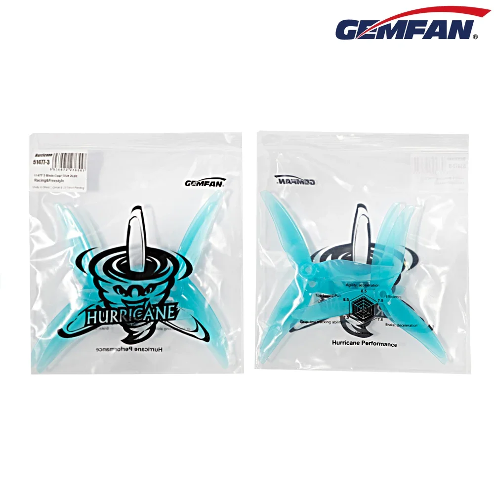 Fpv Drone Propeller - 10 Pasang (10CW + 10CCW) Gemfan