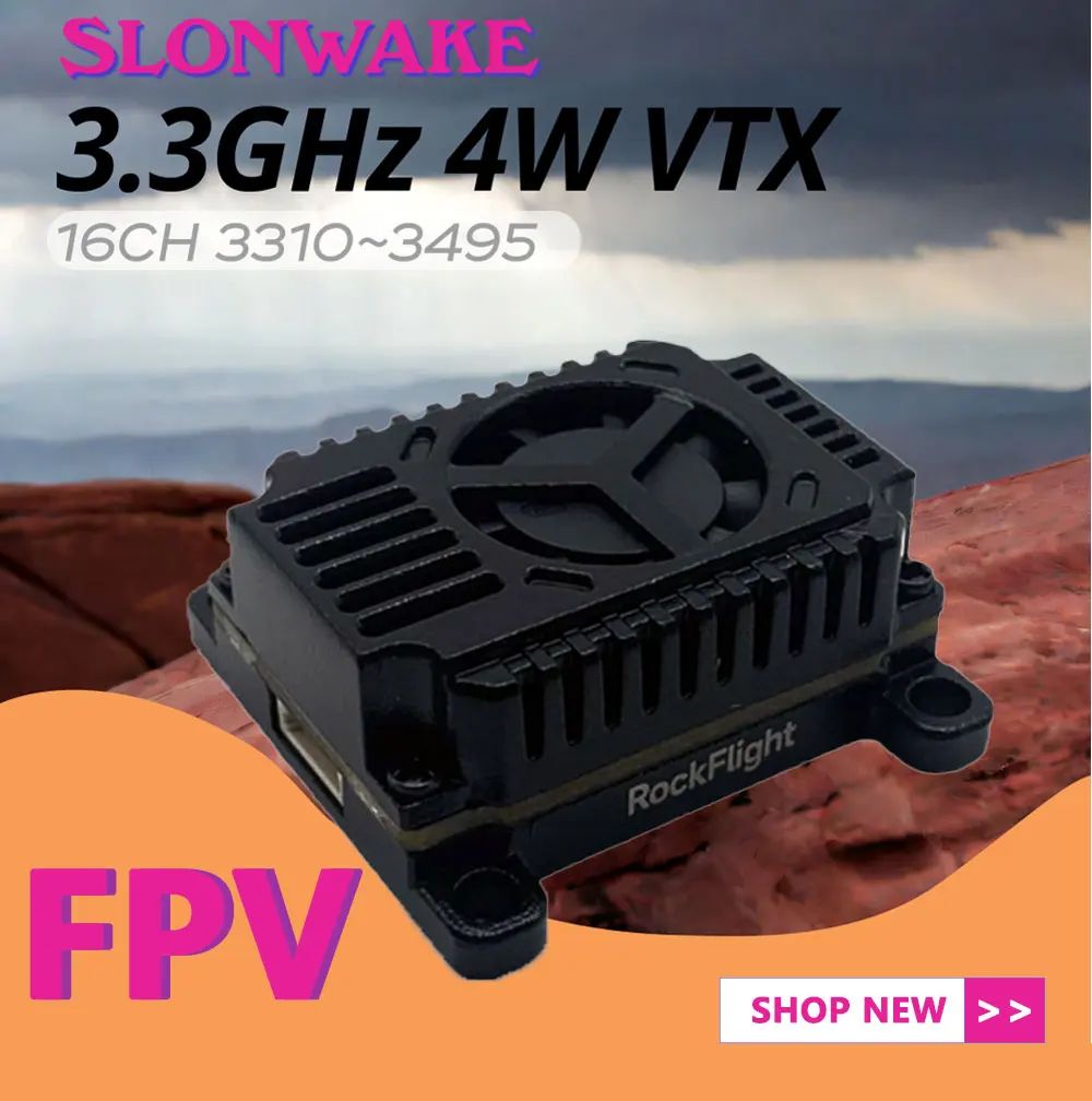 SLONWAKE FPV 3.3G 16CH 4000mW  - Fpv Drone Receiver ulasan dan harga