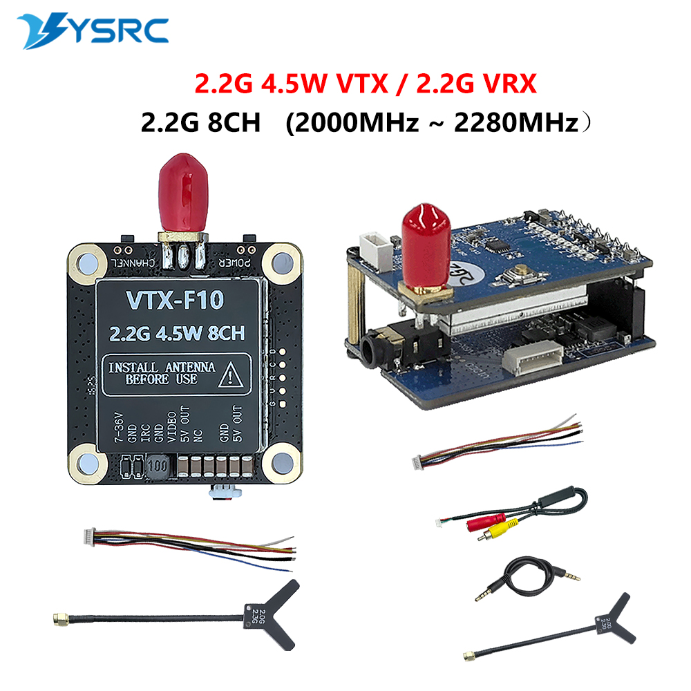 2.0-2.2G 4.5W VTX 8CH FPV Vide - Fpv Drone Receiver ulasan dan harga