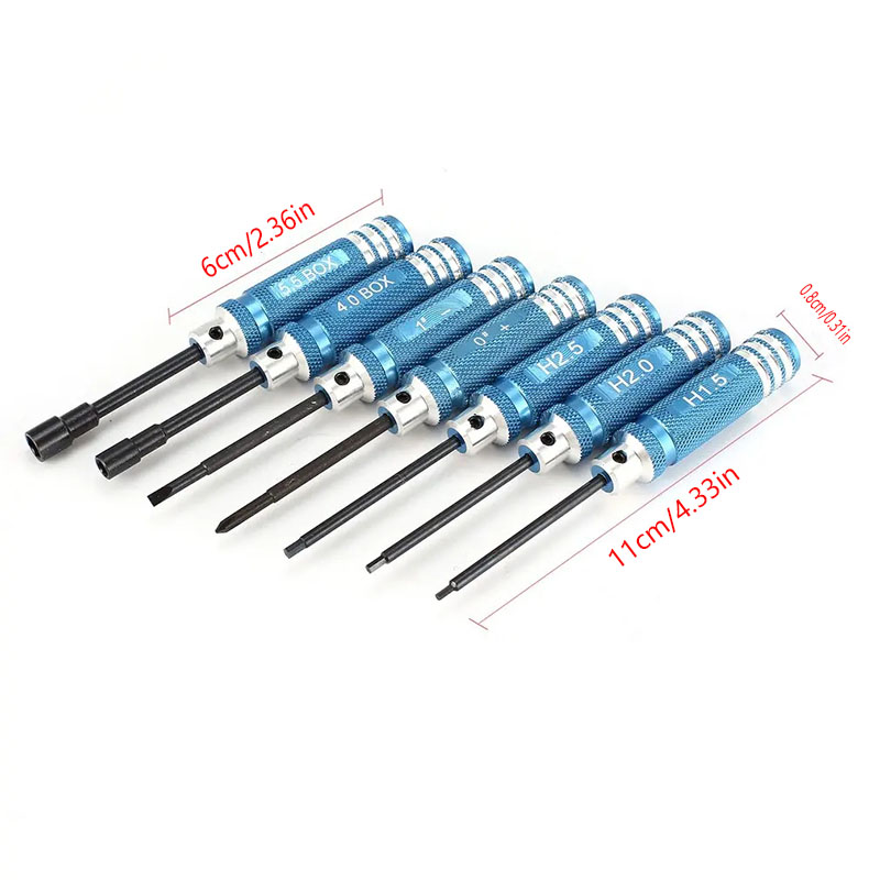 7 Buah Set Obeng Hex RC 1.5 2. - Fpv Drone Tool Kit ulasan dan harga