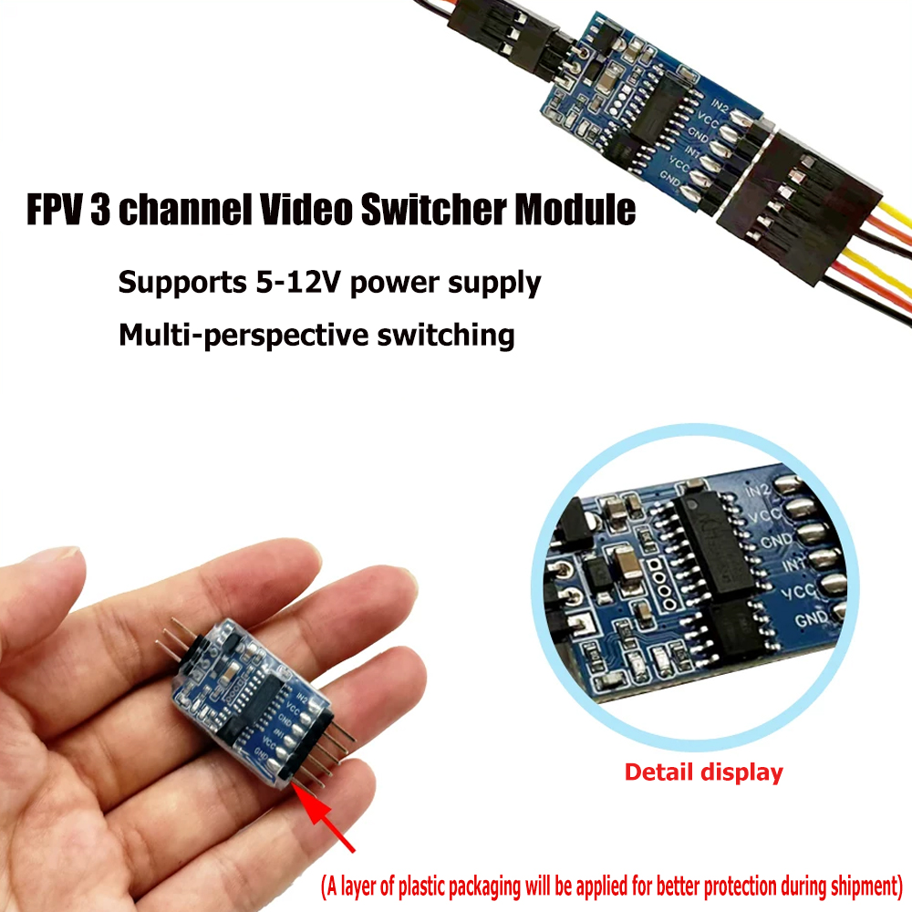 Modul Pengalih Video 3 Saluran - Fpv Drone Battery ulasan dan harga