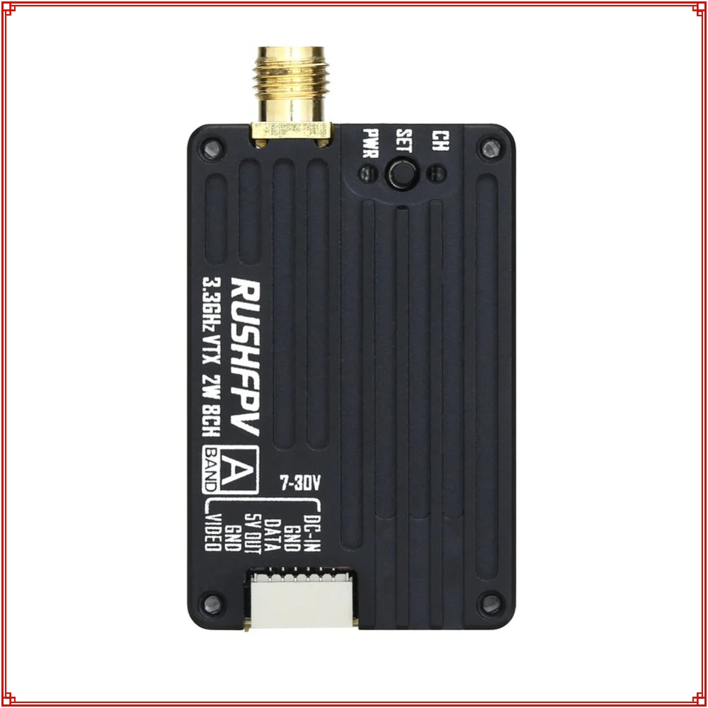 2026 RUSHFPV 3.3G 2W VTX Trans - Fpv Drone Receiver ulasan dan harga