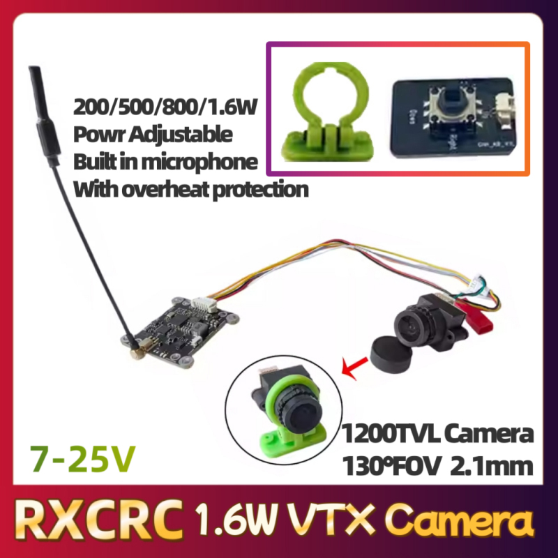 Modul RXCRC 5.8G 48CH 1.6W VTX - Fpv Drone Receiver ulasan dan harga