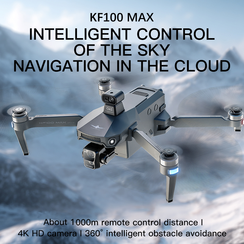 KF100 MAX Drone GPS Kamera 4K  - Fpv Drone Charger ulasan dan harga