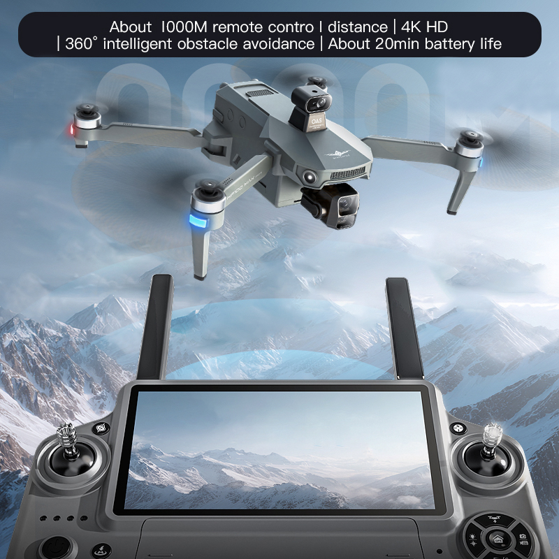 KF100 MAX Drone GPS Kamera 4K  - Fpv Drone Charger ulasan dan harga