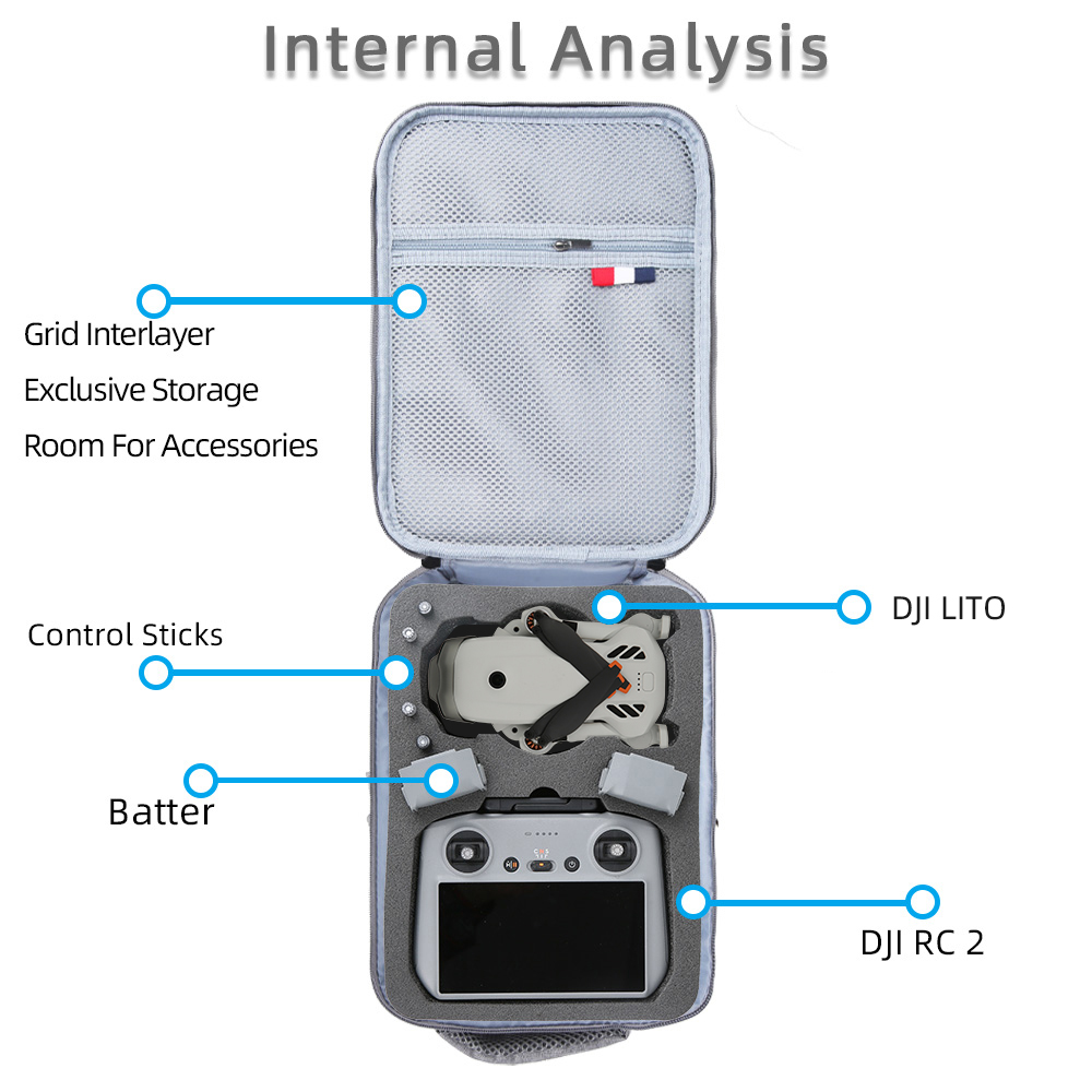 Untuk DJI Lito 1/Lito X1 Tas B - Fpv Drone Bag ulasan dan harga