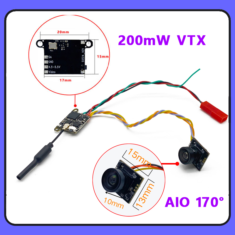 SLONWAKE 5.8G 1200TVL Kamera F - Fpv Drone Camera ulasan dan harga