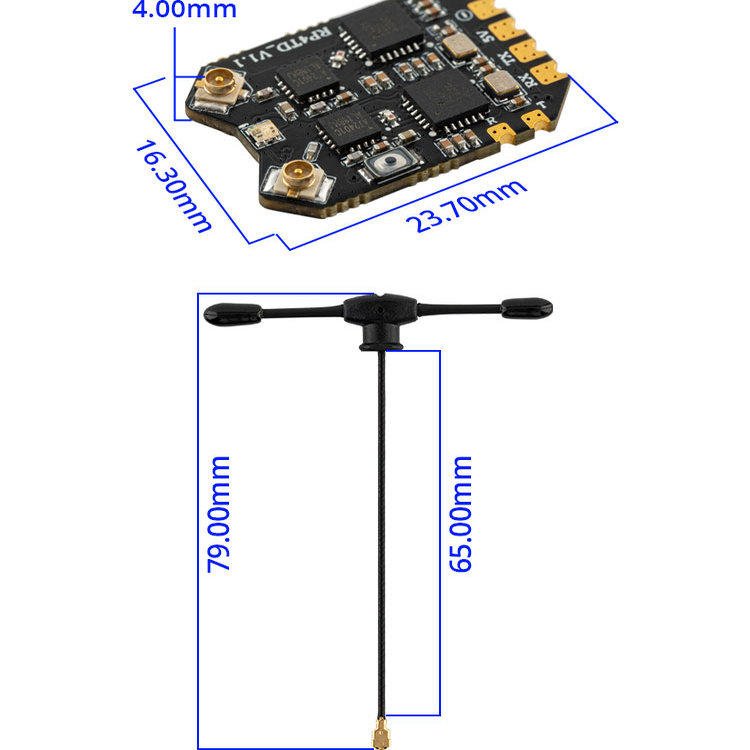 RadioMaster RP4TD ExpressLRS 2 - Fpv Drone Goggles ulasan dan harga